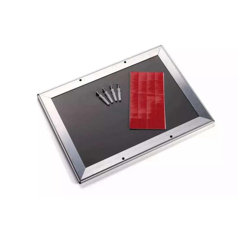Nástenný rám Durable 479623 192 x 279 mm obdĺžnikový strieborný hliník