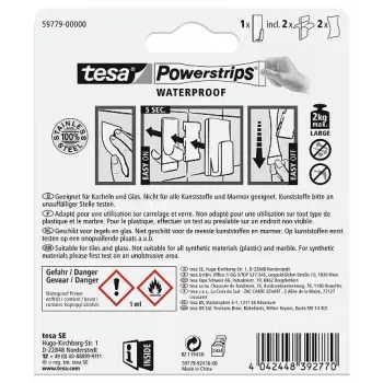 Háčik na uteráky TESA 59779-00000 Indoor nehrdzavejúca oceľ