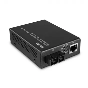 Lindy 25119 sieťový mediakonvertor 850 nm multimode čierny