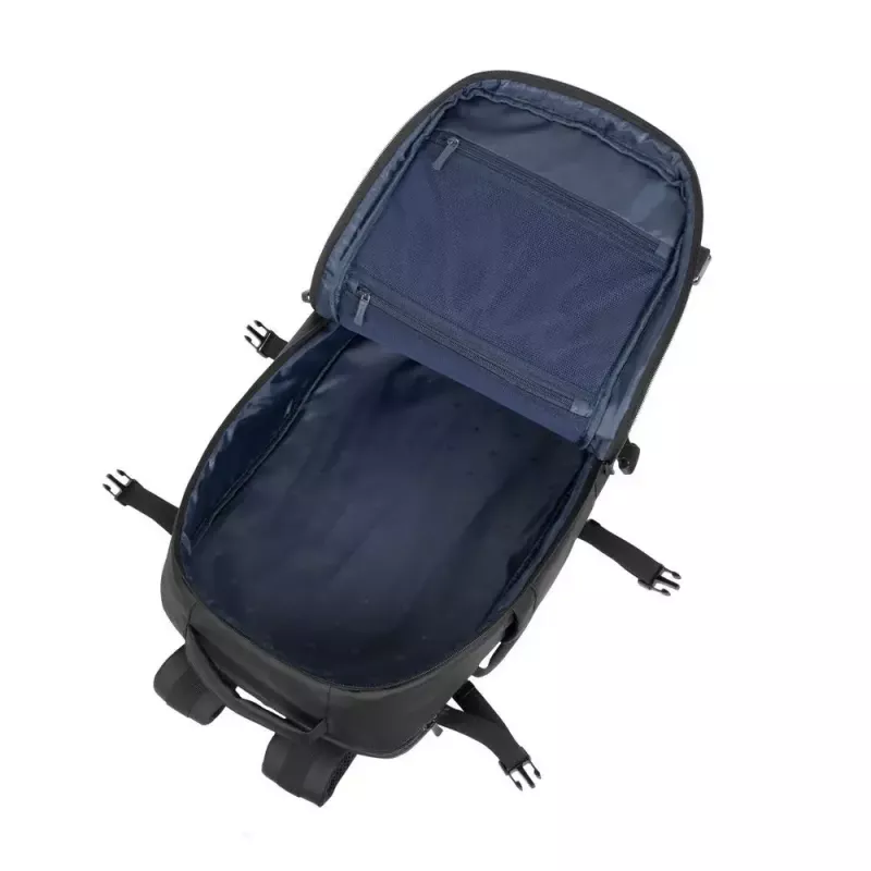 Voľnočasový batoh Rivacase Tegel 8465 čierny polyester EKOLOGICKÝ