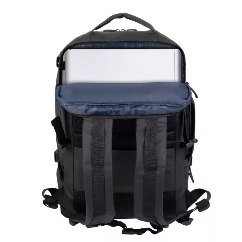 Voľnočasový batoh Rivacase Tegel 8465 čierny polyester EKOLOGICKÝ