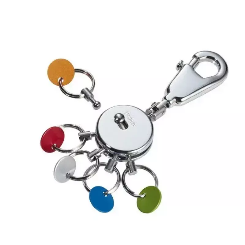 Kľúčenka TROIKA PATENT/Colour KYR61/CH viacfarebná strieborná mosadz