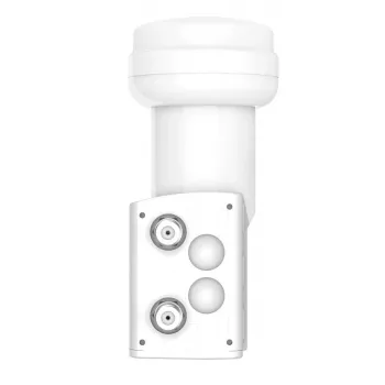 Hama 00205375 konvertor s nízkym šumom (LNB) 10,7 - 12,75 GHz biely
