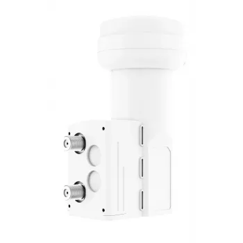 Hama 00205375 konvertor s nízkym šumom (LNB) 10,7 - 12,75 GHz biely