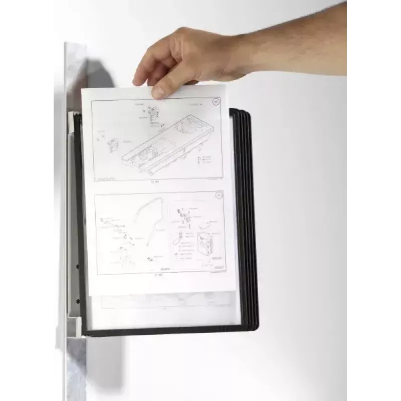 Karusel na dokumenty na výšku A4 Durable Vario magnet wall 5