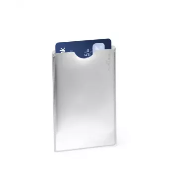 Puzdro na karty Durable 890023 strieborné