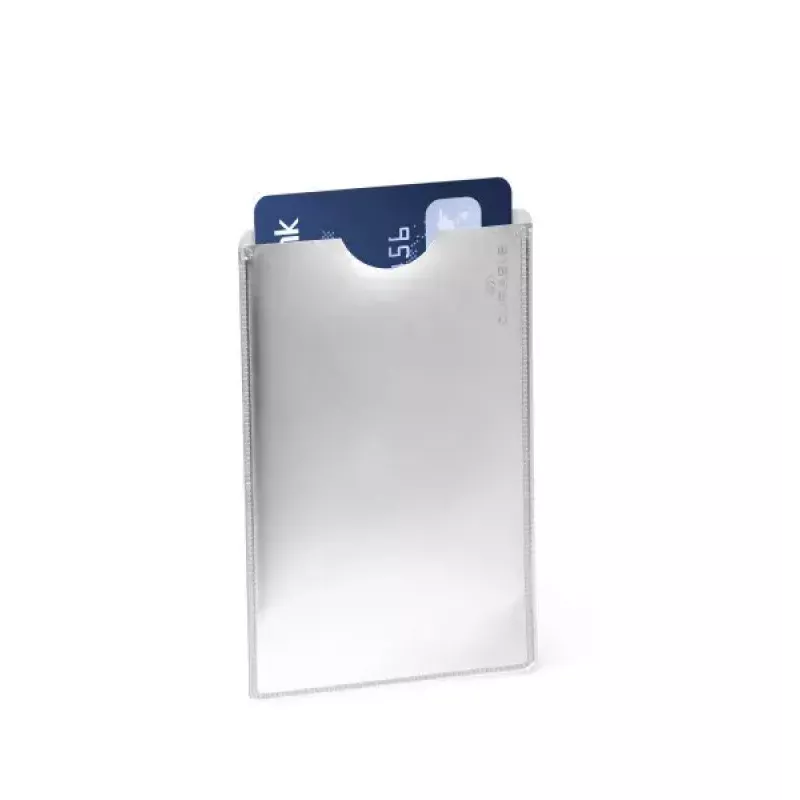 Puzdro na karty Durable 890023 strieborné