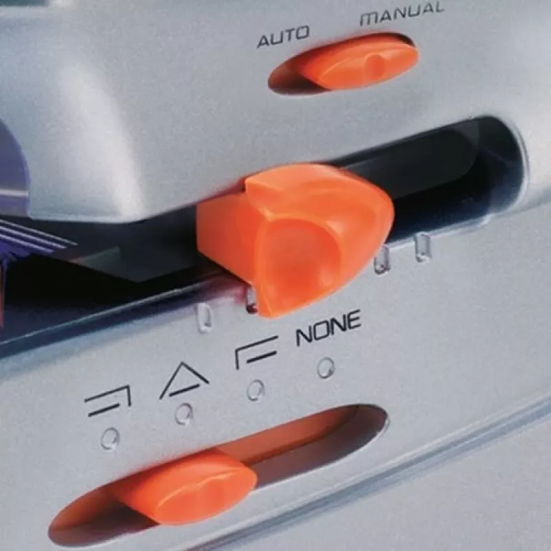 Rexel Optima 70 elektrická zošívačka, 70 listov, kov, čierna/strieborná/oranžová