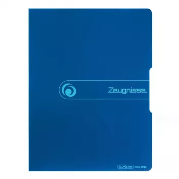 Klasický zakladač Herlitz vysvedčenia polypropylén (PP) modrá A4