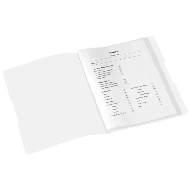 Zakladač Herlitz vysvedčenia polypropylén (PP) biela A4