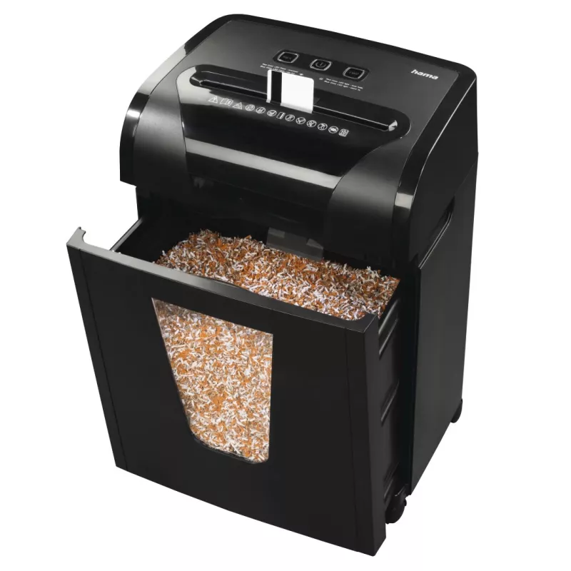 Hama Premium M10 skartovač papiera, mikrorez, úroveň zabezpečenia E4/P5/T5