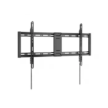 Pevný plochý TV nástenný držiak EQUIP pre obrazovky 43 palcov až 95 palcov, VESA 200×200–800×400, max. nosnosť 75 kg, čierny