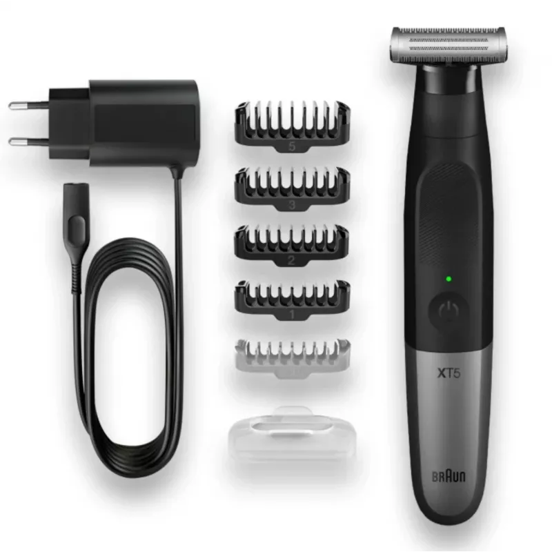 Braun XT5100 strihač/trimer čierna, strieborná