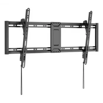 TV nástenný držiak EQUIP 43 palcov–95 palcov tilt štíhly pre 75 kg televízory, VESA 200x200–800x400, sklon 0–8°, vzdialenosť od steny 4,2 cm, čierny