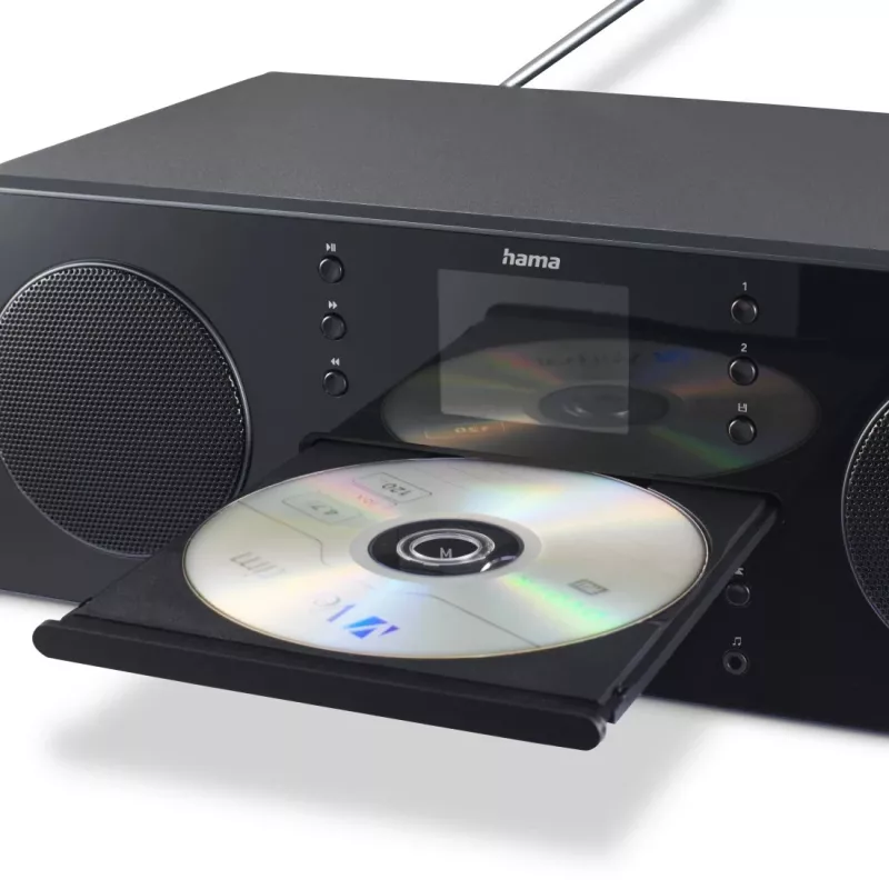 Hama 00054254 rádio osobné digitálne čierna, sivá