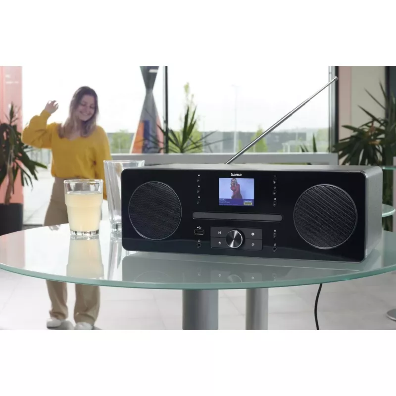 Hama 00054254 rádio osobné digitálne čierna, sivá