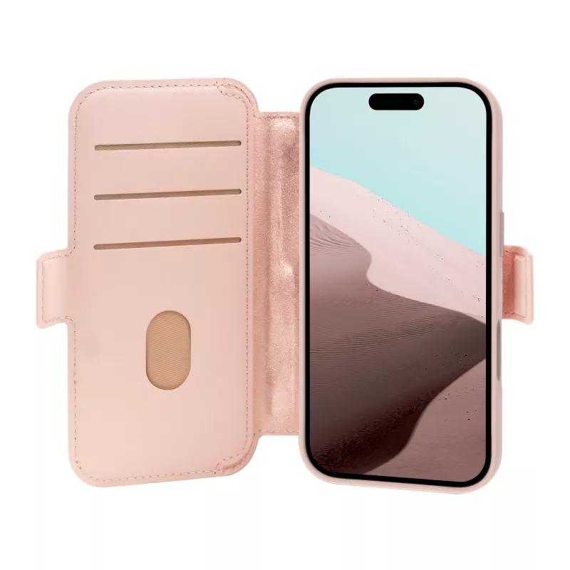 Puzdro na mobil dbramante1928 Lynge kompatibilné s MagSafe – Pink Sand