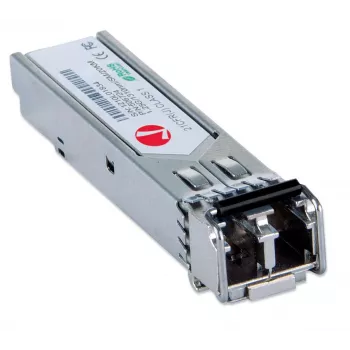 Intellinet transceiver modul optický, Gigabit Fiber SFP Mini-GBIC, 1000Base-Lx (LC) single-mode port, 20 km, vlnová dĺžka 1310 nm, Ethernet, optické vlákno, MSA-kompatibilný, ekvivalent k Cisco GLC-LH-SM, trojročná záruka