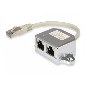 2-portový rozbočovač RJ45 Cat.5e Equip 127608