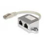 2-portový rozbočovač RJ45 Cat.5e Equip 127608