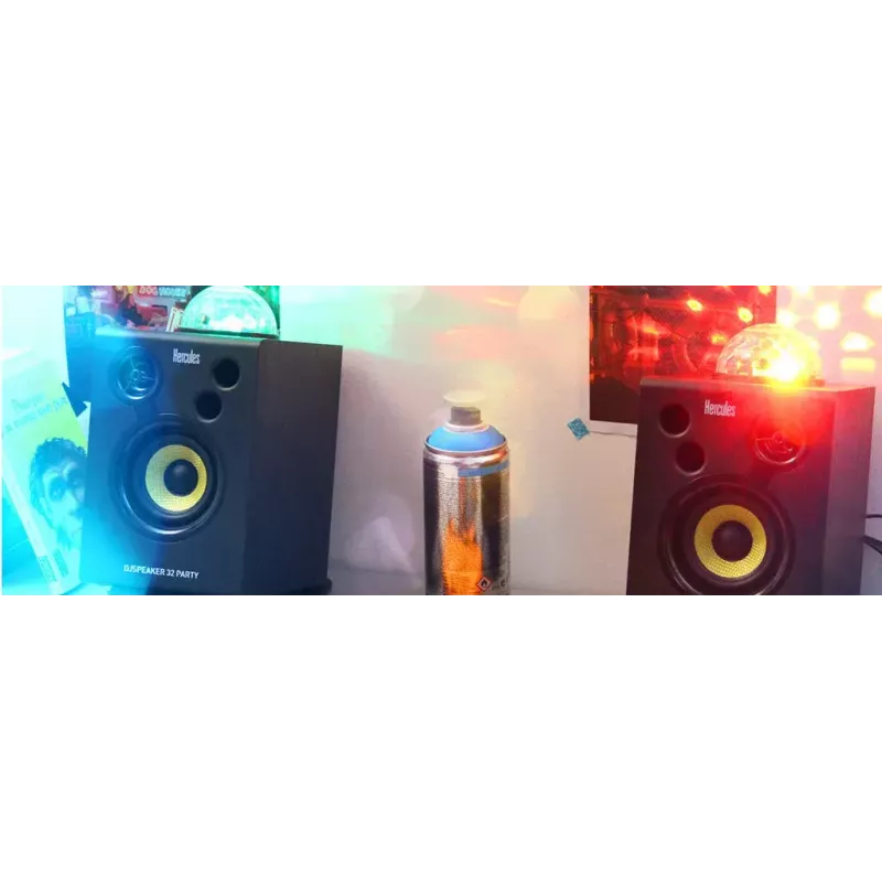 Hercules DJ Speaker 32 Party čierny káblový 30 W