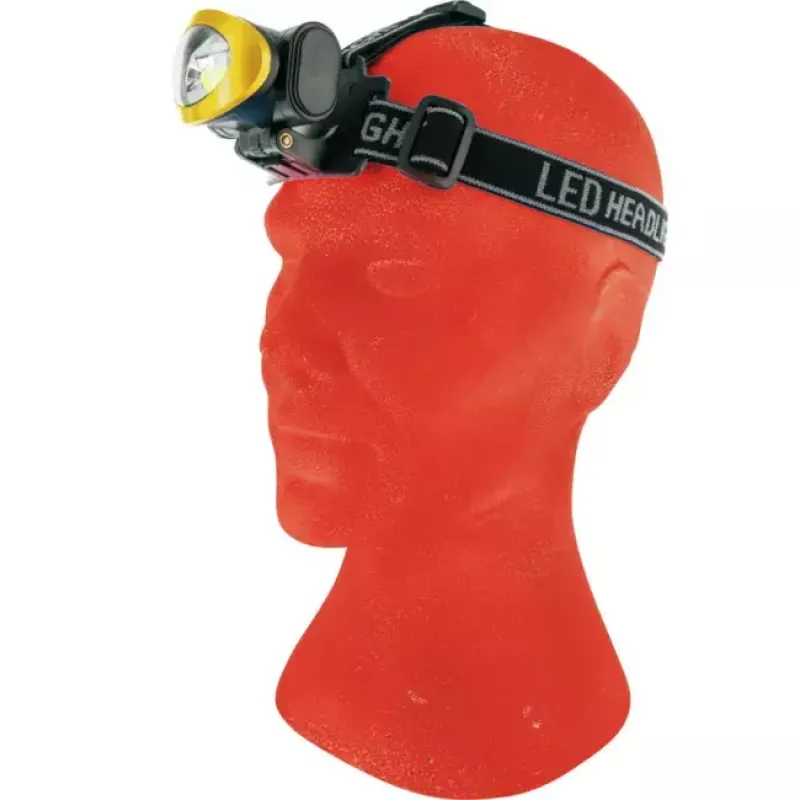 Čelová lampa Schwaiger WLED 40 čierna žltá