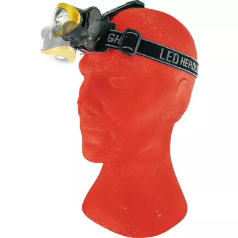 Čelová lampa Schwaiger WLED 40 čierna žltá