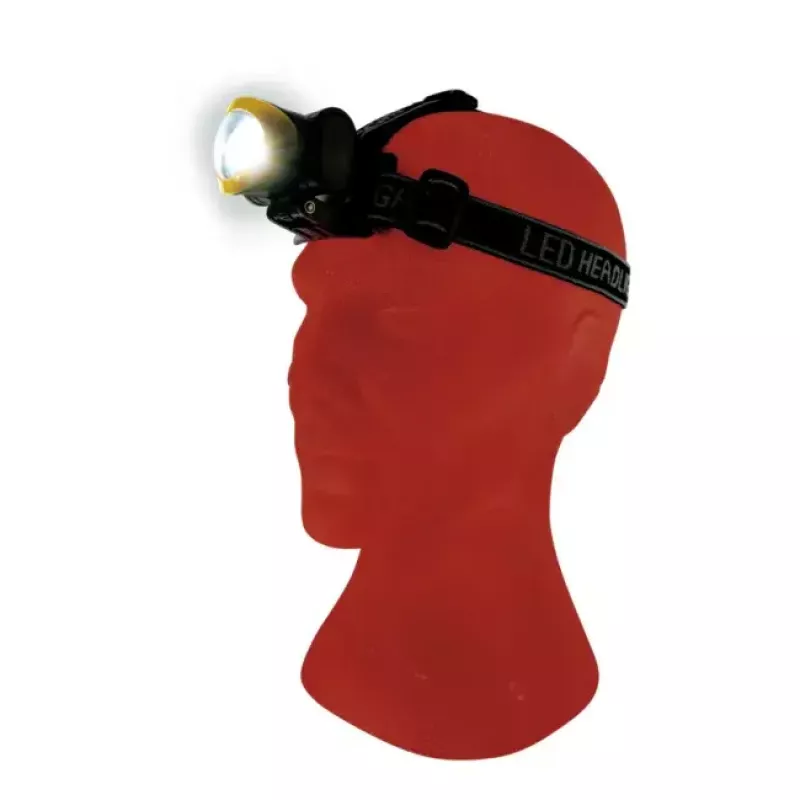 Čelová lampa Schwaiger WLED 40 čierna žltá
