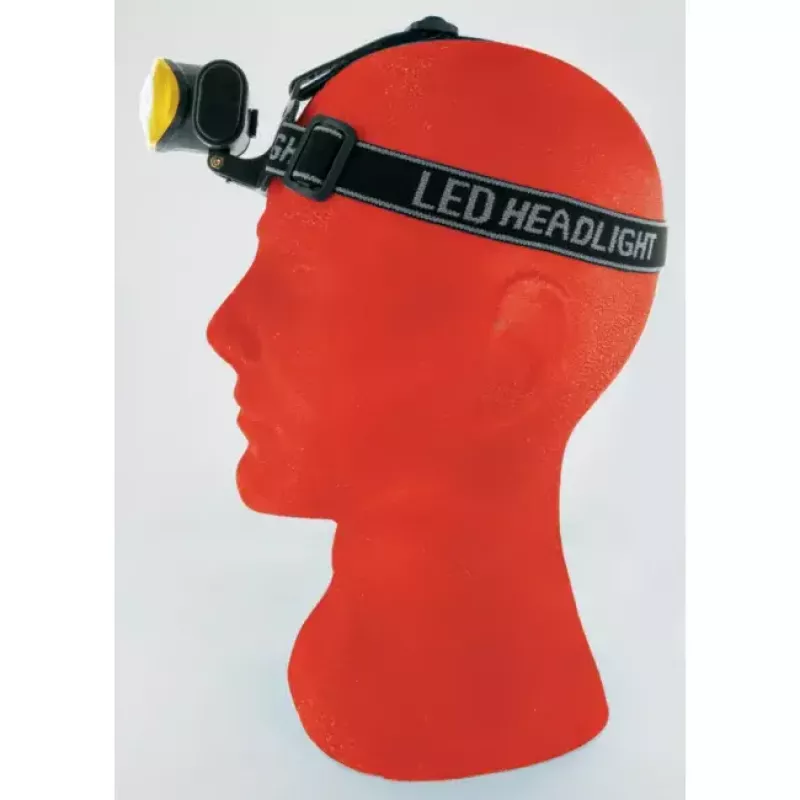 Čelová lampa Schwaiger WLED 40 čierna žltá
