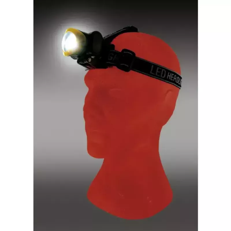 Čelová lampa Schwaiger WLED 40 čierna žltá