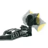 Čelová lampa Schwaiger WLED 40 čierna žltá
