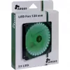 Ventilátor Inter-Tech L-12025 počítačový ventilátor skrine 12 cm čierny zelený