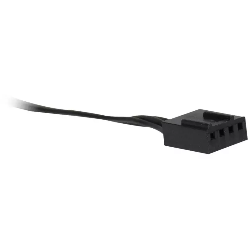 Ventilátor Inter-Tech RS-041 RGB 12 cm čierny