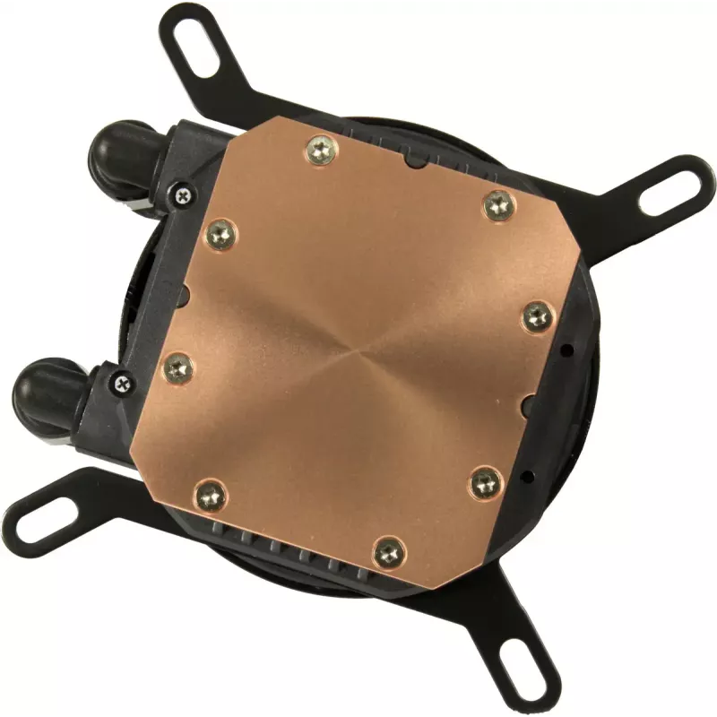 All-in-One kvapalinový chladič CPU INTER-TECH B-360 s 120 mm ventilátorom, hydraulické ložisko, čierny