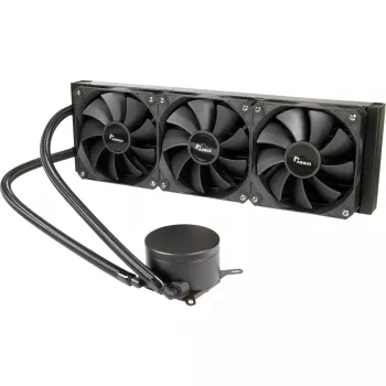 All-in-One kvapalinový chladič CPU INTER-TECH B-360 s 120 mm ventilátorom, hydraulické ložisko, čierny
