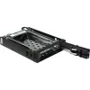 Inter-Tech ST-2523 čierne puzdro na úložisko kov plast 9,7 mm