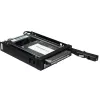 Inter-Tech ST-2523 čierne puzdro na úložisko kov plast 9,7 mm