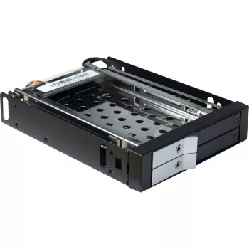 Inter-Tech ST-2523 čierne puzdro na úložisko kov plast 9,7 mm