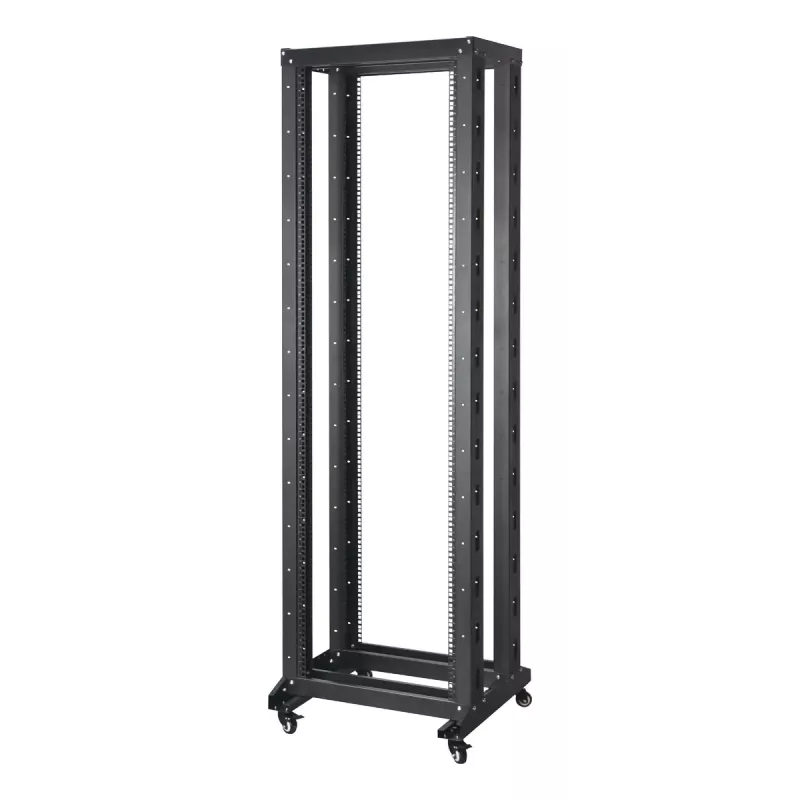 Voľne stojaci rack Inter-Tech SRB-6642 42U čierny nosnosť 400 kg