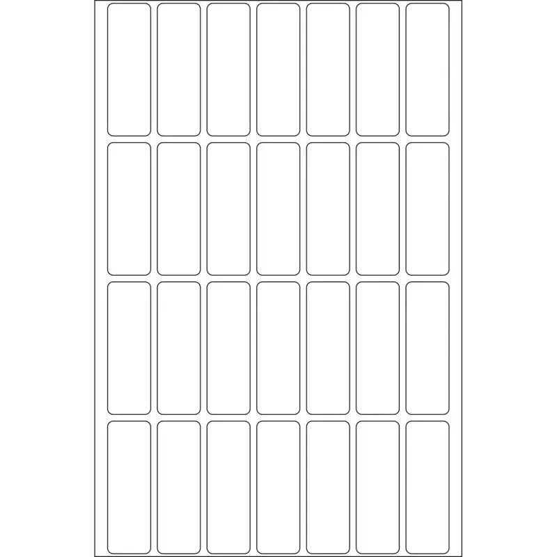 Univerzálne etikety HERMA 13x40 mm biela odnímateľné papier matný 896 ks