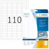Samolepiace tlačové etikety HERMA odnímateľné etikety A4 38,1x12,7 mm