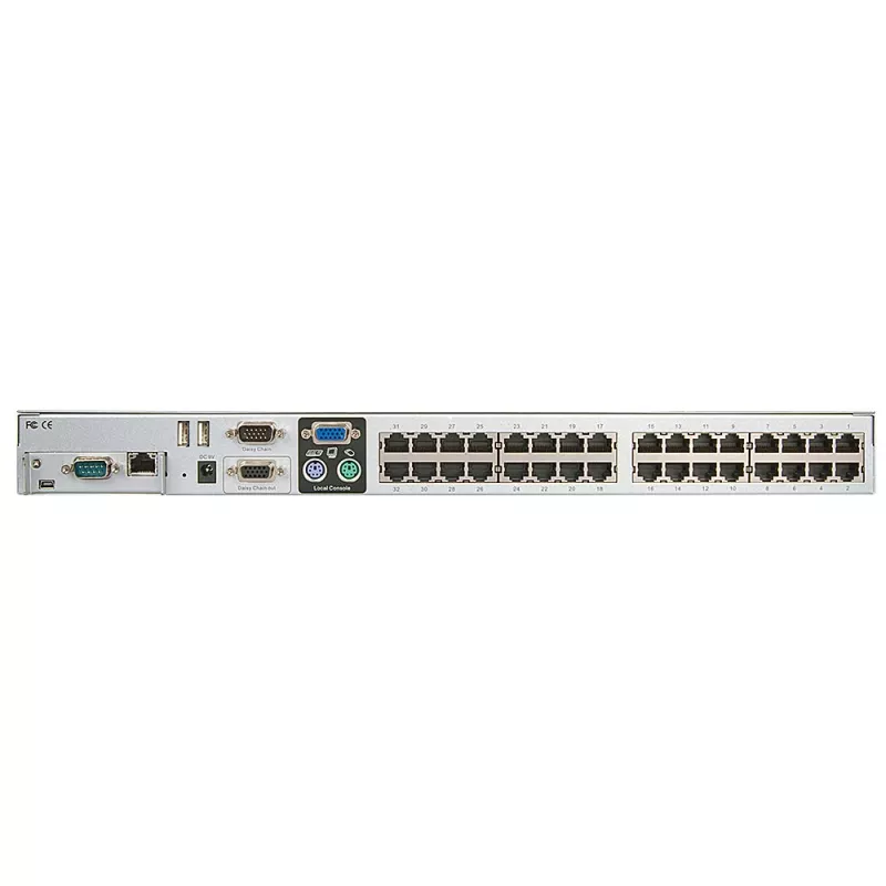 Lindy KVM Switch Cat-32 Combo, 32 portov, 1920 x 1200 pixelov, strieborná