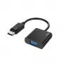 Hama 00200337 video kábel adaptér DisplayPort VGA (D-Sub) čierny