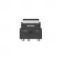 Hama 00205268 video kábel adaptér S-VHS 3 x RCA + SCART (21-pinový) čierny