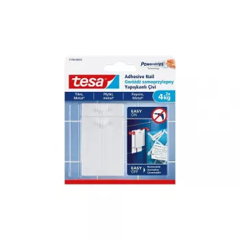 Univerzálny háčik TESA 77766 Indoor biela 2 ks
