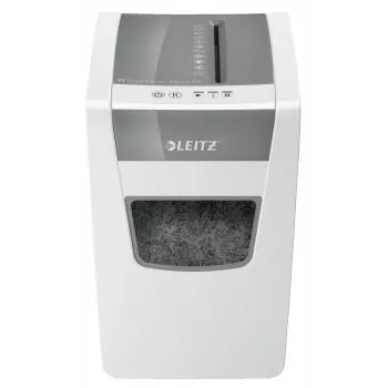 Leitz IQ štíhly skartovač pre domácu kanceláriu P4, krížový rez, 22 cm, 4 x 28 mm, 23 L, 225 listov, 58 dB