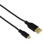 Hama 0,75m, USB2.0-A/USB2.0 Micro-B USB kábel USB A Micro-USB B čierny