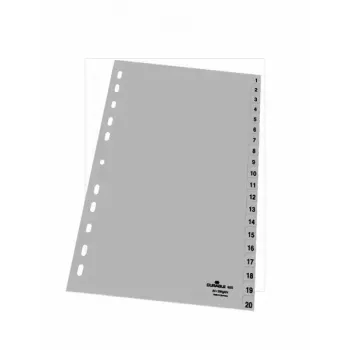 Číselný register so záložkami Durable 6522-10