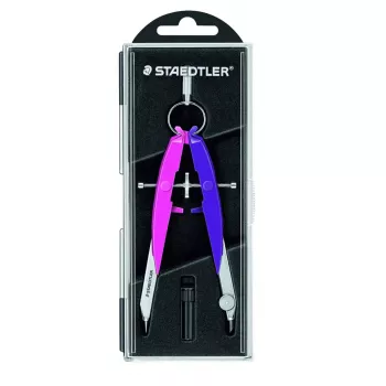 Staedtler Mars comfort 556 00-N2 presné kružidlo, neónovo ružová/fialová