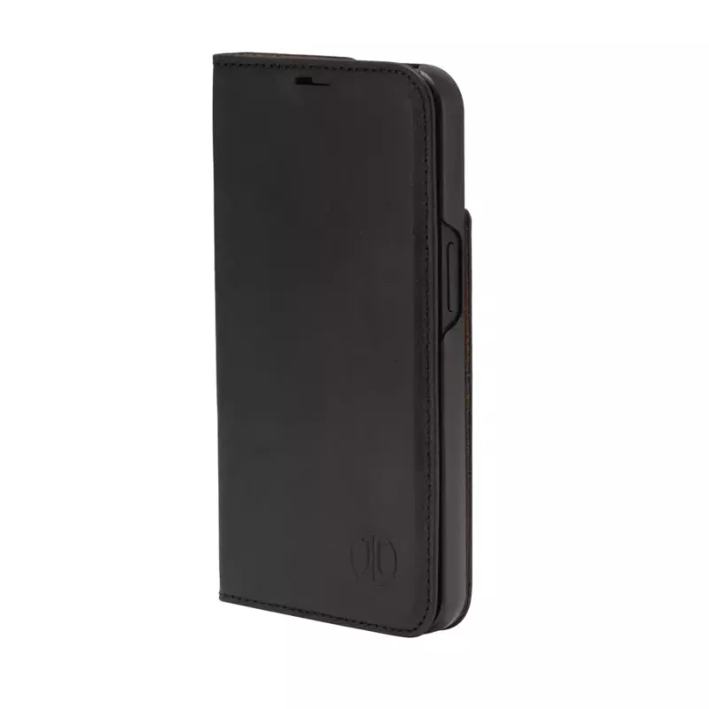 Puzdro s klopou JT BERLIN BookCase Tegel čierna pre iPhone 15 Pro 15.5 cm